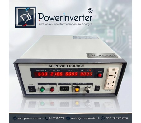 CONVERSOR - VARIADOR DE FRECUENCIA - 0-300V/400HZ 800W